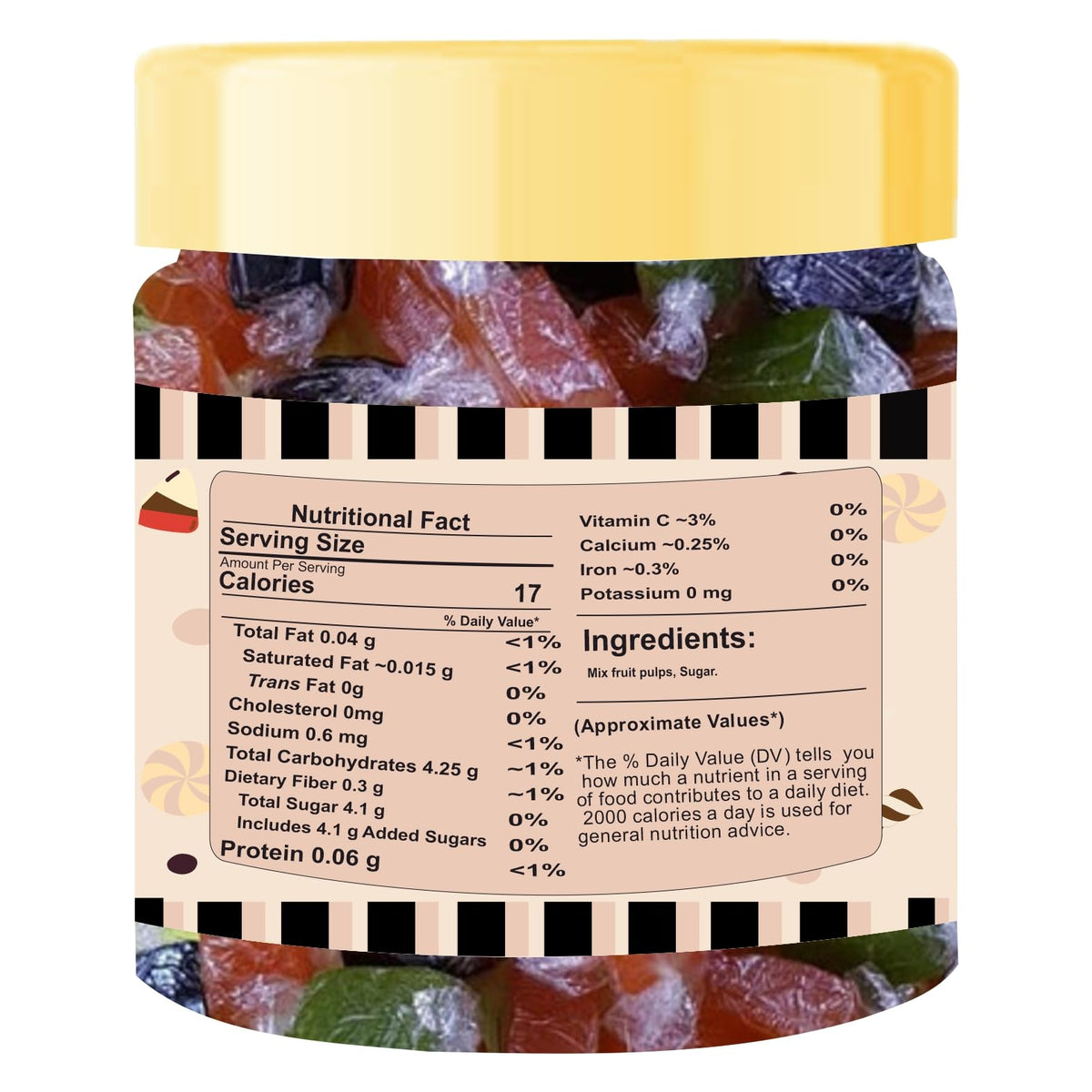 Awzlwn Indian Taste Candy (1.76 OZ / 50 GM, Mix Aam Papad)