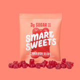 SmartSweets Cinnamon Bears Gummy Candy: 1.8oz (Pack of 14), Gummy Candy with Low Sugar, Low Calorie, No Artificial Sweeteners, Plant-Based