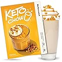 Keto Chow Butterscotch Meal Replacement Shake Powder, Nutritionally Complete Low Carb Meal, High Protein Breakfast or Lunch Replacement, Gluten Free