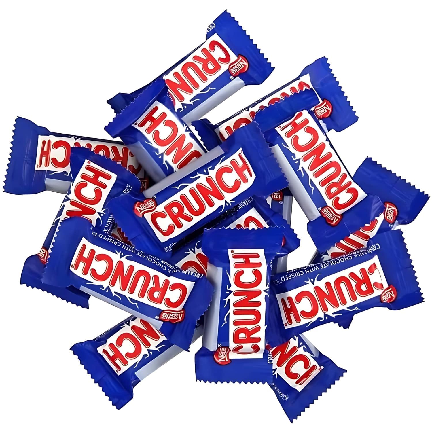 CandyKrave Crunch Snack Size Chocolate Bars Milk Candy, 3 lb Crunch Chocolate Candy Bars, Snack Size Crunch Bars Great Treats for Easter