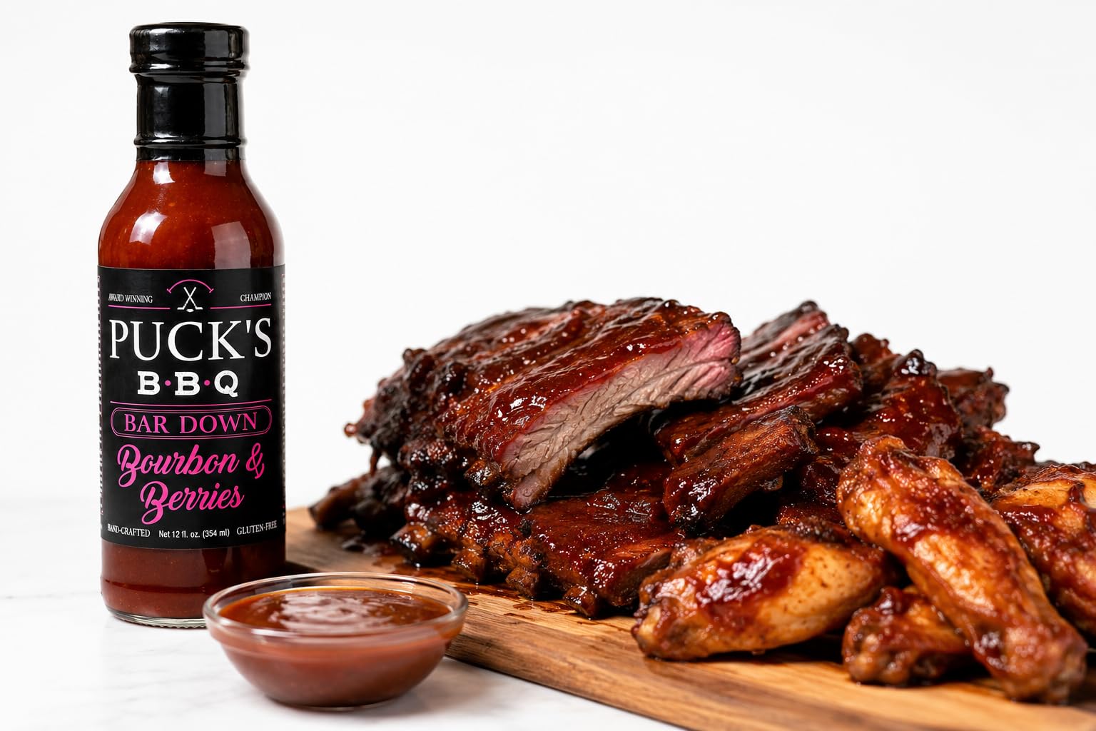 Puck's BBQ Bar Down Bourbon & Berries BBQ Sauce