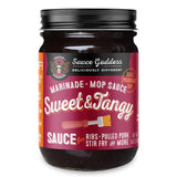 Sauce Goddess - Sweet & Tangy Marinade and Mop Sauce - BBQ Sauce for Pulled Pork & More, No MSG, Tangy Apple Cider Vinegar & Brown Sugar - 14.6oz