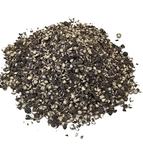 Essential Spice Coarse Ground Black Pepper - Bold, Pungent & Aromatic Flavor - Cracked Black Pepper for Rubs, Roasts, Marinades & Everyday Cooking (77
