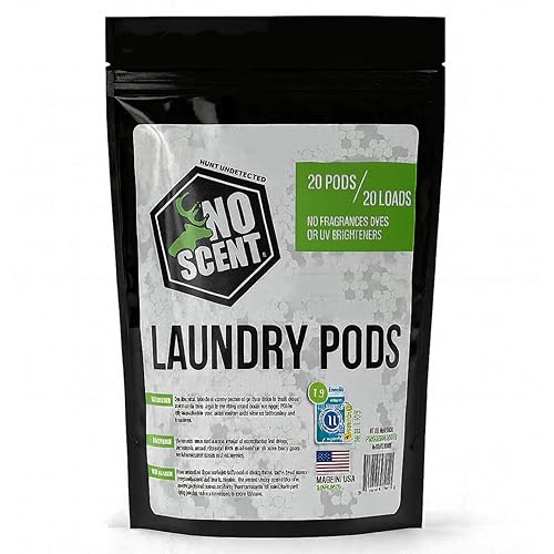 No Scent Laundry Pods: 20 Count