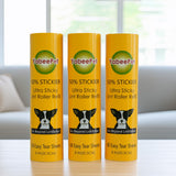 8 inch Large Surface Roller Refill for Scotch-Brite 50% Stickier Lint Roller, Works Great On Pet Hair (60 Sheets per Roll, 3 Pack Refills)