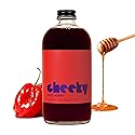 Cheeky Cocktails Habanero Hot Honey Syrup, Bar Quality, Mixes Easily, Real Grade A Wildflower Honey, No Artificial Flavors or Preservatives, 16 Fl Oz