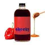 Cheeky Cocktails Habanero Hot Honey Syrup, Bar Quality, Mixes Easily, Real Grade A Wildflower Honey, No Artificial Flavors or Preservatives, 16 Fl Oz