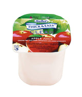 Physical Therapy Suppliers-19843 Thick & Easy Thickened Apple Juice, Clear thickener for Natural Apple Juice Appearance, Nectar Consistency, Pack