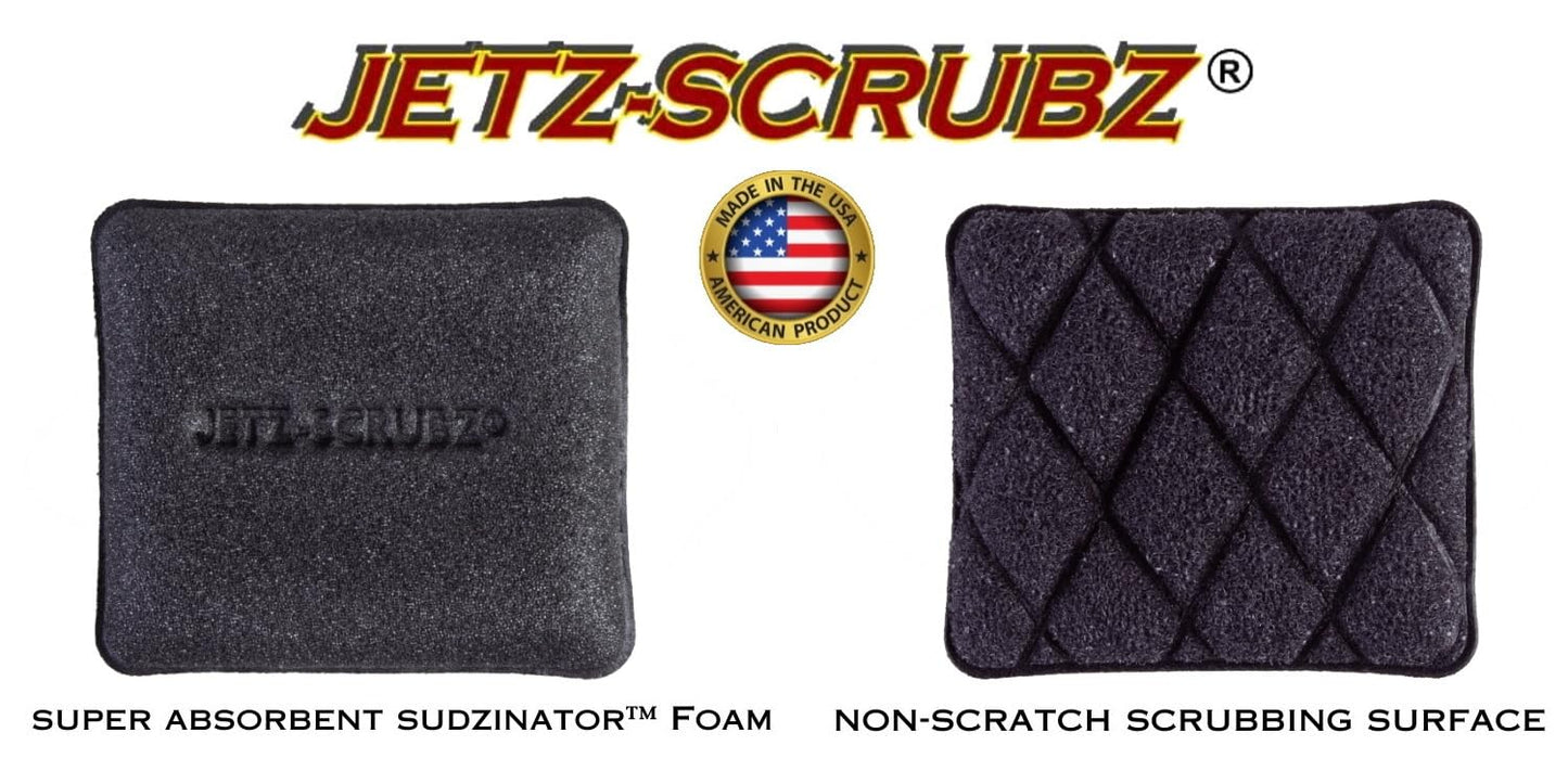 Jetz-Scrubz Original Magic Scrubz Scrubber Sponge Rectangle (6-Pack)