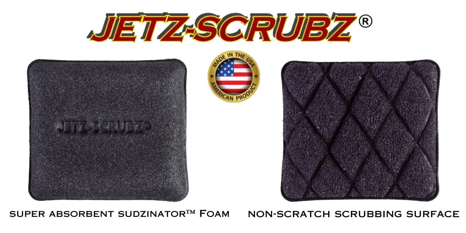 Jetz-Scrubz Original Magic Scrubz Scrubber Sponge Rectangle (6-Pack)
