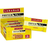 Larabar Lemon Protein Bars, Peanuts and Almonds, 10g Protein, Gluten Free, 12 Ct, 19.08 oz