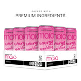 MOJO Energy Sparkling Blood Orange | Hydration Drink & Sports Drink | Electrolytes Beverage | Vitamin B & C | Hydration Drink for Skin & Body | Pre