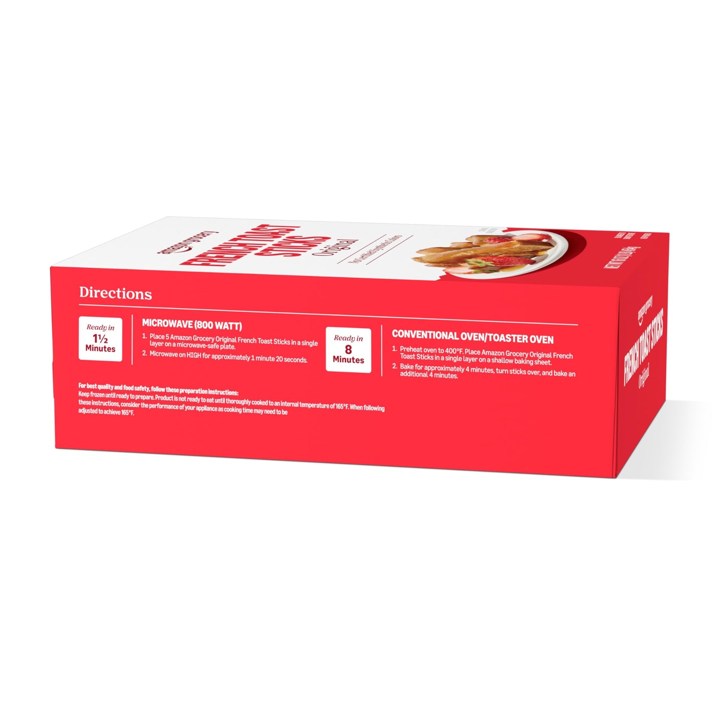 Amazon Grocery, French Toast Sticks, Frozen, 16 Oz
