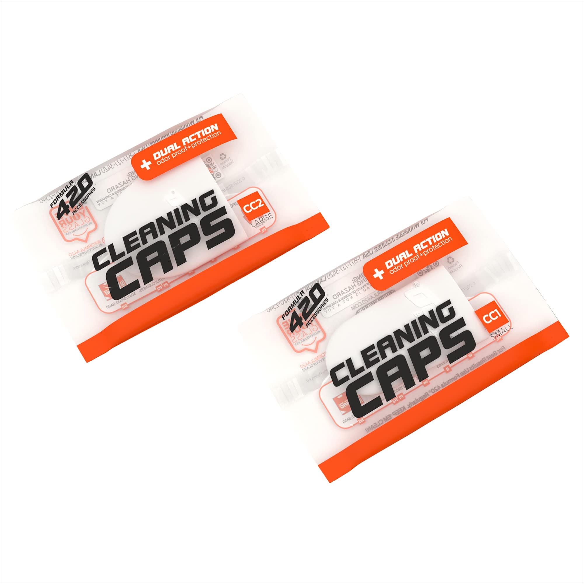Formula 420 Universal Cleaning Caps + Plugs Set for Cleaning, Storage, and Odor Proofing (Blue)