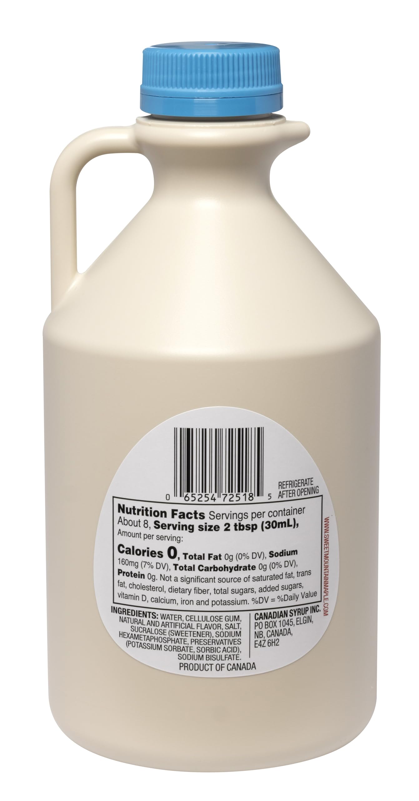Sweet Mountain - Sugar Free Maple Taste Syrup (34 FL OZ) | Keto Friendly, 0g Carbs, 0 Calories, Diabetic Friendly