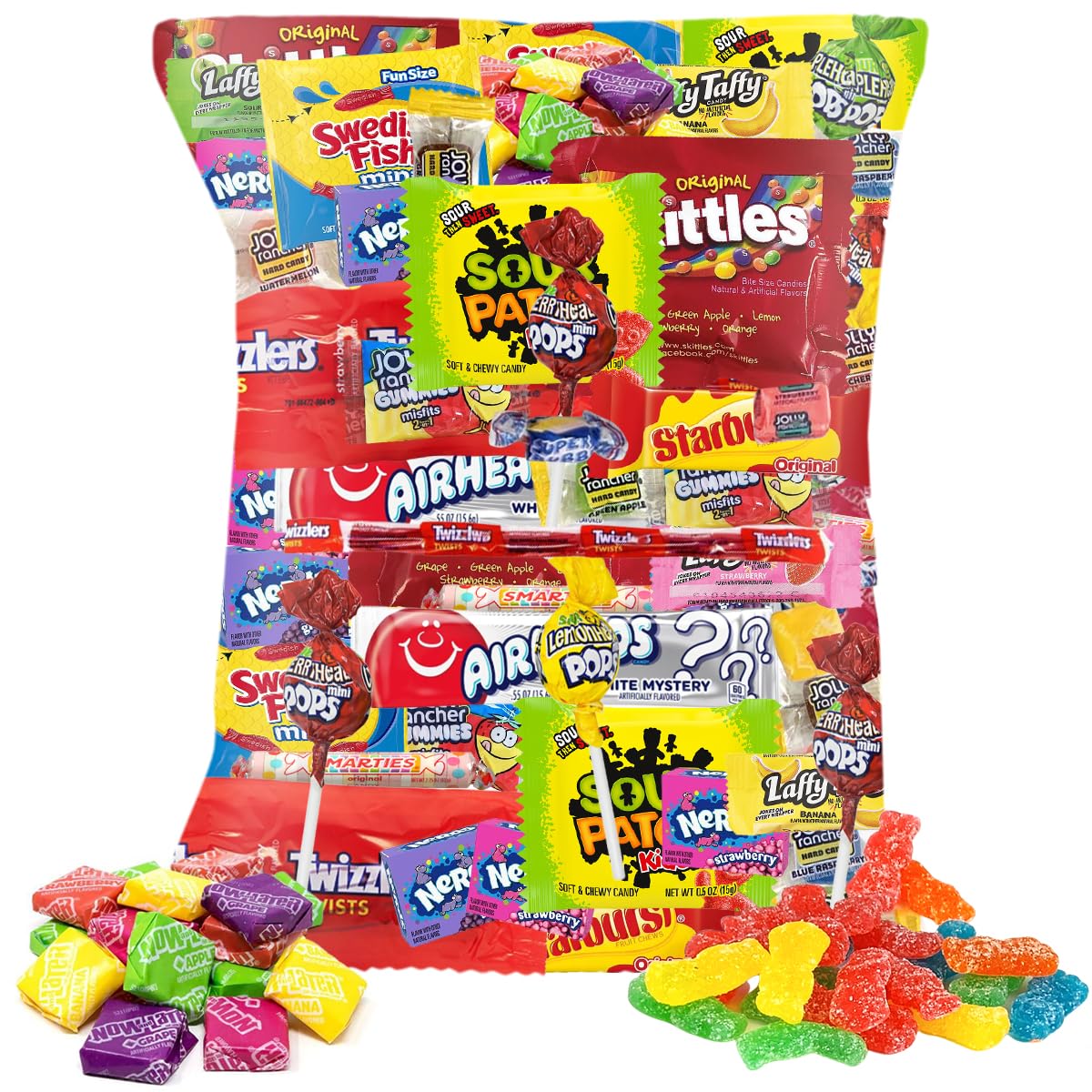 Bulk Candy Variety Pack - 2 Lbs Assorted Classic Mix - Bulk Care Package - Office Assortment - Gift Box for Birthday Party, Kids, College Students
