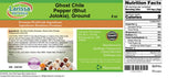 Ghost Chile Pepper (Bhut Jolokia), Ground (8 oz, ZIN: 526769) - 2 Pack