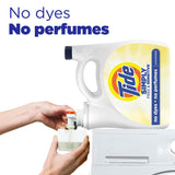 Tide Simply Liquid Laundry Detergent, Free & Sensitive Scent, 89 Loads, 117 fl oz