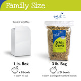True North Granola - Go Nuts Granola with Dried Cranberries, Almonds, Coconut, Pecans and Pistachios, All Natural and Non-GMO, Bulk Bag, 3 lb.