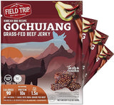 Field Trip Grass Fed Beef Jerky, Healthy Gluten Free Snacks, All Natural, Paleo-Friendly Beef Jerky, High Protein, Low Carb Snack with No Nitrates