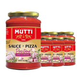 Mutti Positano Sauce for Pizza with Garlic & Oregano, 14 oz. | Italy’s #1 Brand of Tomatoes | Pack of 6 | Tomato Sauce for Pizza | Vegan Friendly