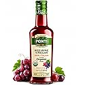 Ponti 100% Italian Red Wine Vinegar for Cooking - Organic Red Wine Vinegar with Balanced Acidity & Harmonious Bouquets - Ideal for Salads, Seafood and Dark Meats - USDA Certified, 16.9 fl oz