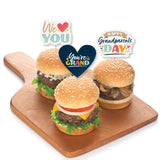 Big Dot of Happiness Happy Grandparents Day - Dessert Cupcake Toppers - Grandma and Grandpa Party Clear Treat Picks - Set of 24