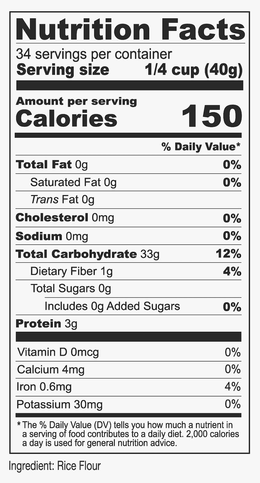Anthony's Sweet White Rice Flour, 3 lb, Glutinous Rice Flour, Gluten Free, Non GMO, Product of the USA