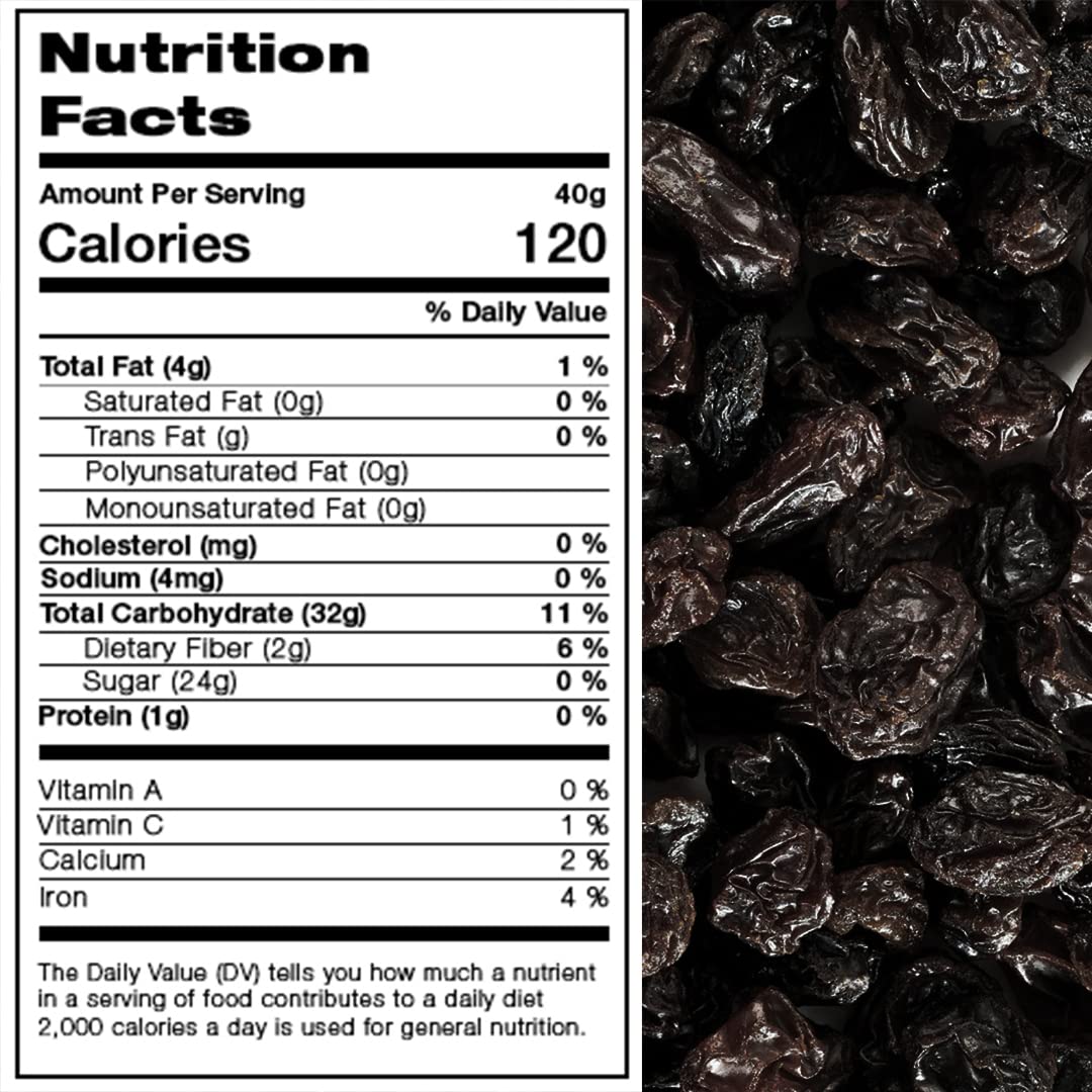 Raisins, Jumbo Flame, Packaged in a 1 lb. (16 oz.) resealable pouch bag, USA, Great trace mineral, boron, in the diet, Vegan, No Added Sugar, Energy