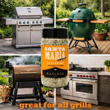 California Rancher | Santa Maria BBQ Seasoning | 6.5 Ounce, Salt Pepper Garlic Herb Blend | Coarse Texture, All-Purpose Rub, No MSG | Santa Maria