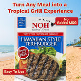 NOH Hawaiian Style Teri-Burger Seasoning Mix, 1.5 oz Packet (Pack of 3) - Easy-to-Use Hawaiian Teriyaki Burger & Meatloaf Seasoning Mix, Ideal