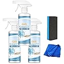 Lunkun Fan Cleaner Spray, Household Powerful Fan Cleaner, Effortless Fans Blade Cleaners No-Rinse, Degreasing & Dust Removal Formula, Quick Wipe Clean