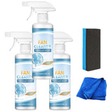 Lunkun Fan Cleaner Spray, Household Powerful Fan Cleaner, Effortless Fans Blade Cleaners No-Rinse, Degreasing & Dust Removal Formula, Quick Wipe Clean