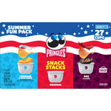 Pringles Potato Crisps Chips, Lunch Snacks, On-the-Go, Snack Stacks, Variety Pack, 19.36oz Box (27 Cups)