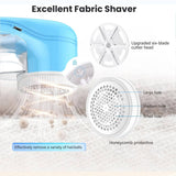 Fabric Shaver, Lint Remover for Clothes, Electric Lint Remover with 3 Replaceable Blades, Removes Fabric Pills, Rechargeable Sweater Defuzzer Pill