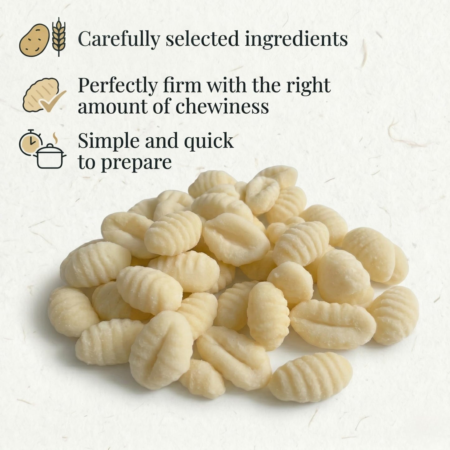 Granoro Gluten Free Potato Gnocchi No.471, Italian Potato Dumpling Pasta with Corn & Rice Flour, Soft Traditional Gnocchi Pasta, 1.1 lb Bags (Pack