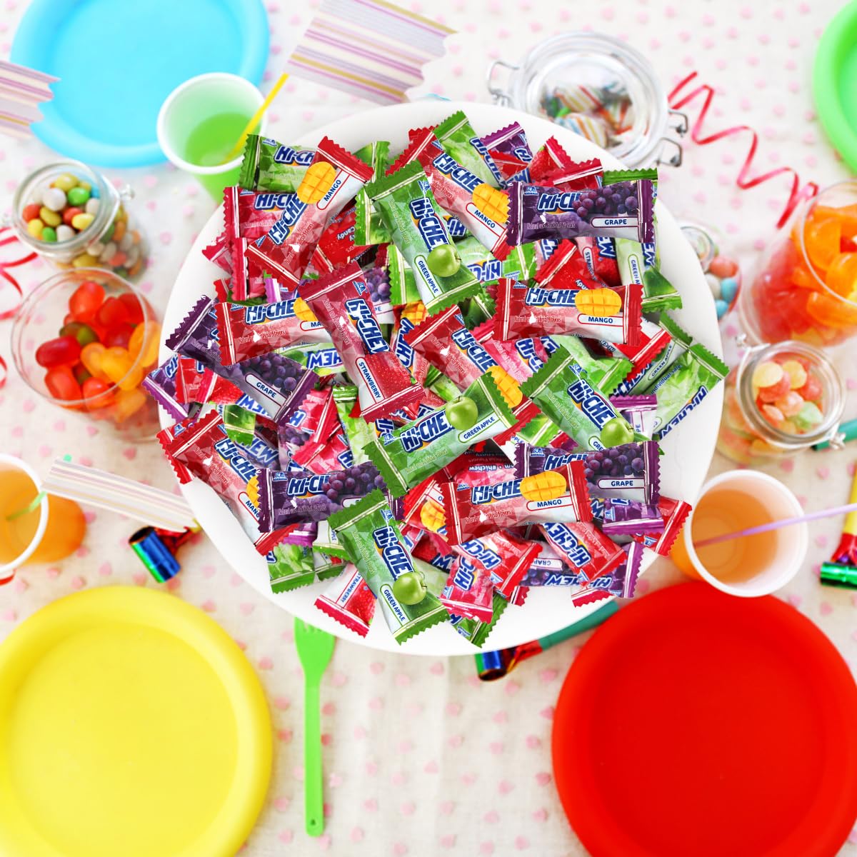 Hi Chew Candy Bulk 2lb Pack - Candy Variety Pack - Japanese Snacks with Four Delicious Flavors - For The Perfect Party - Ideal For Friends and Family