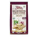 Flora Foods Organic Bruschette Mini Toasts (Garlic & Herbs) - Imported from Italy - Bread for Bruschetta