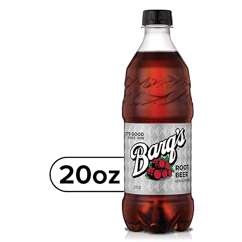 Barq's Root Beer Soda 20oz Bottles (Pack of 16, Total of 320 Fl Oz)