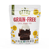 Otto's Naturals Grain-Free Classic Brownie Mix, 11.1 Oz., Top 9 Allergen-Free, Organic Cassava Flour, Gluten Free, Non-GMO, Vegan, Plant-Based