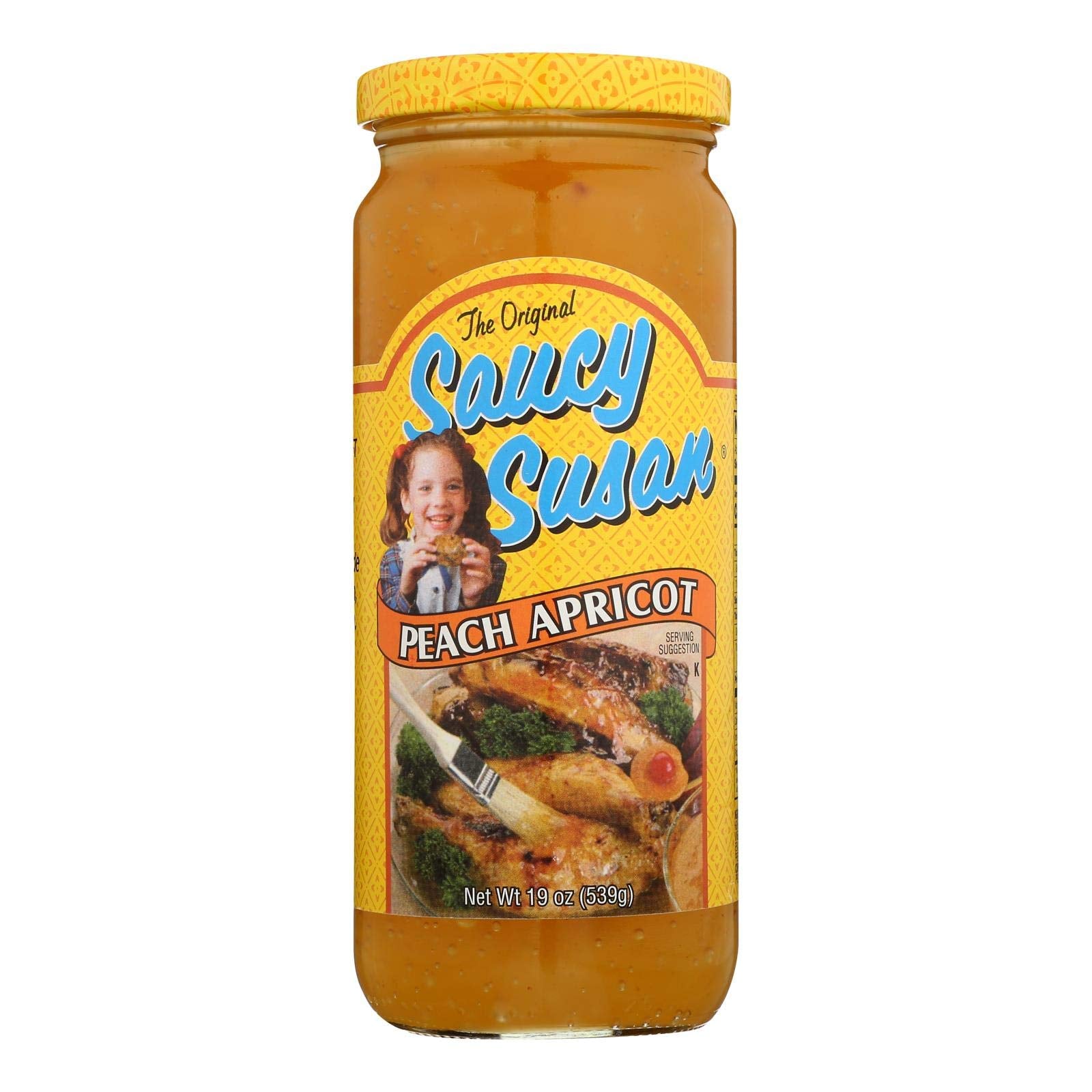 4 Set - SAUCY SUSAN Sauce Peach Apricot Original, 19 oz