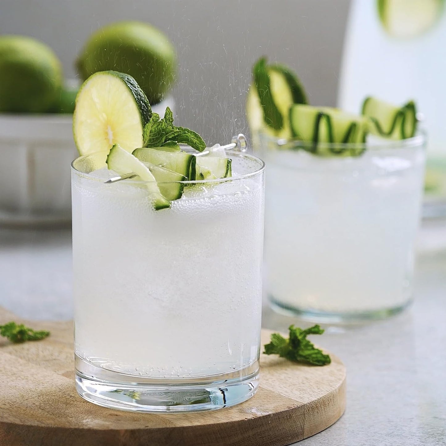 Owen’s Craft Mixers | Cucumber Mint 2 Pack 750ml | Handcrafted in the USA with Premium Ingredients | Vegan & Gluten-Free Soda Mocktail and Cocktail