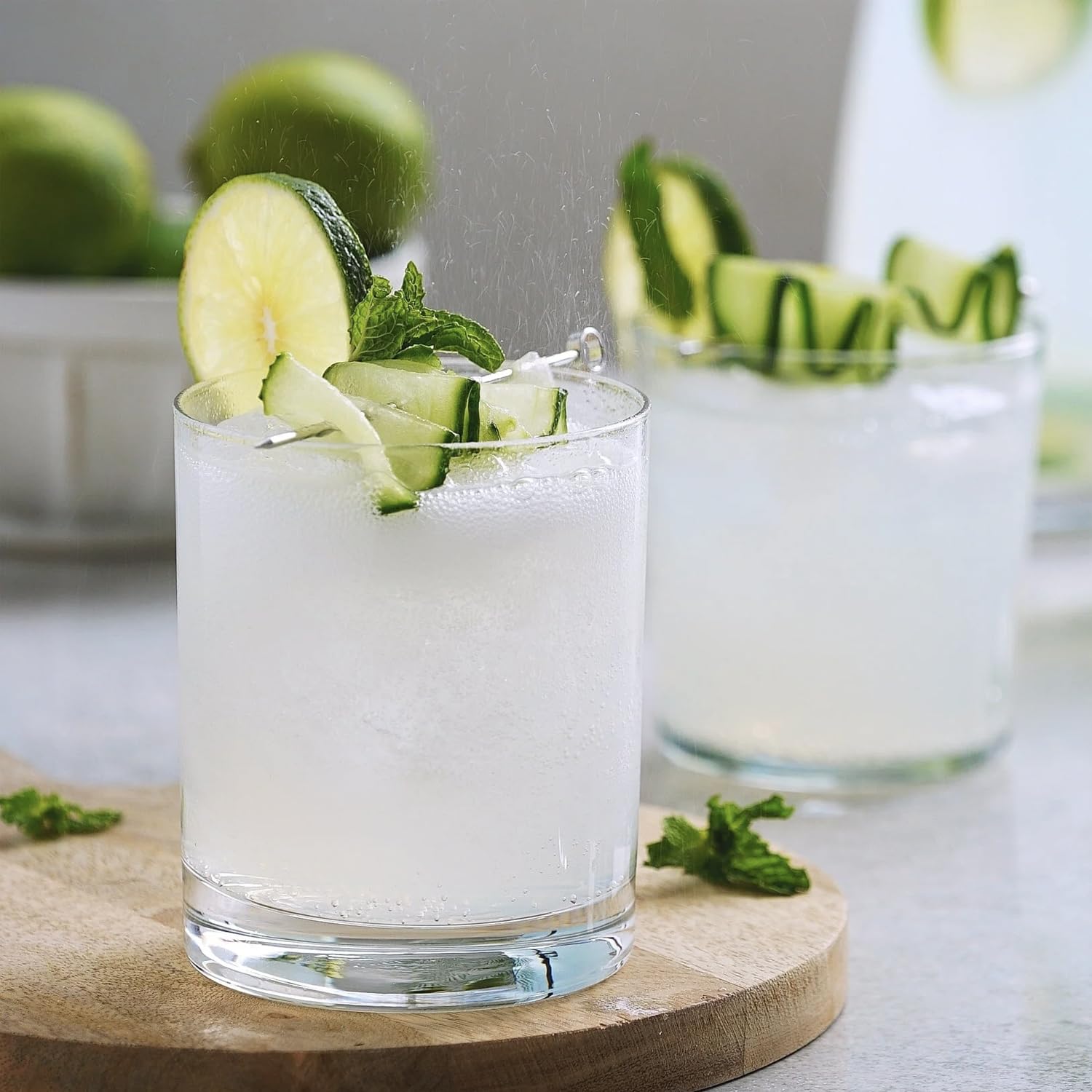 Owen’s Craft Mixers | Cucumber Mint 2 Pack 750ml | Handcrafted in the USA with Premium Ingredients | Vegan & Gluten-Free Soda Mocktail and Cocktail