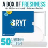 Laundry Detergent Sheets | Biodegradable, No Mess, Eco Friendly Laundry Detergent Strips for Home, Dorm, Travel, Camping | Zero Waste & Plastic Free