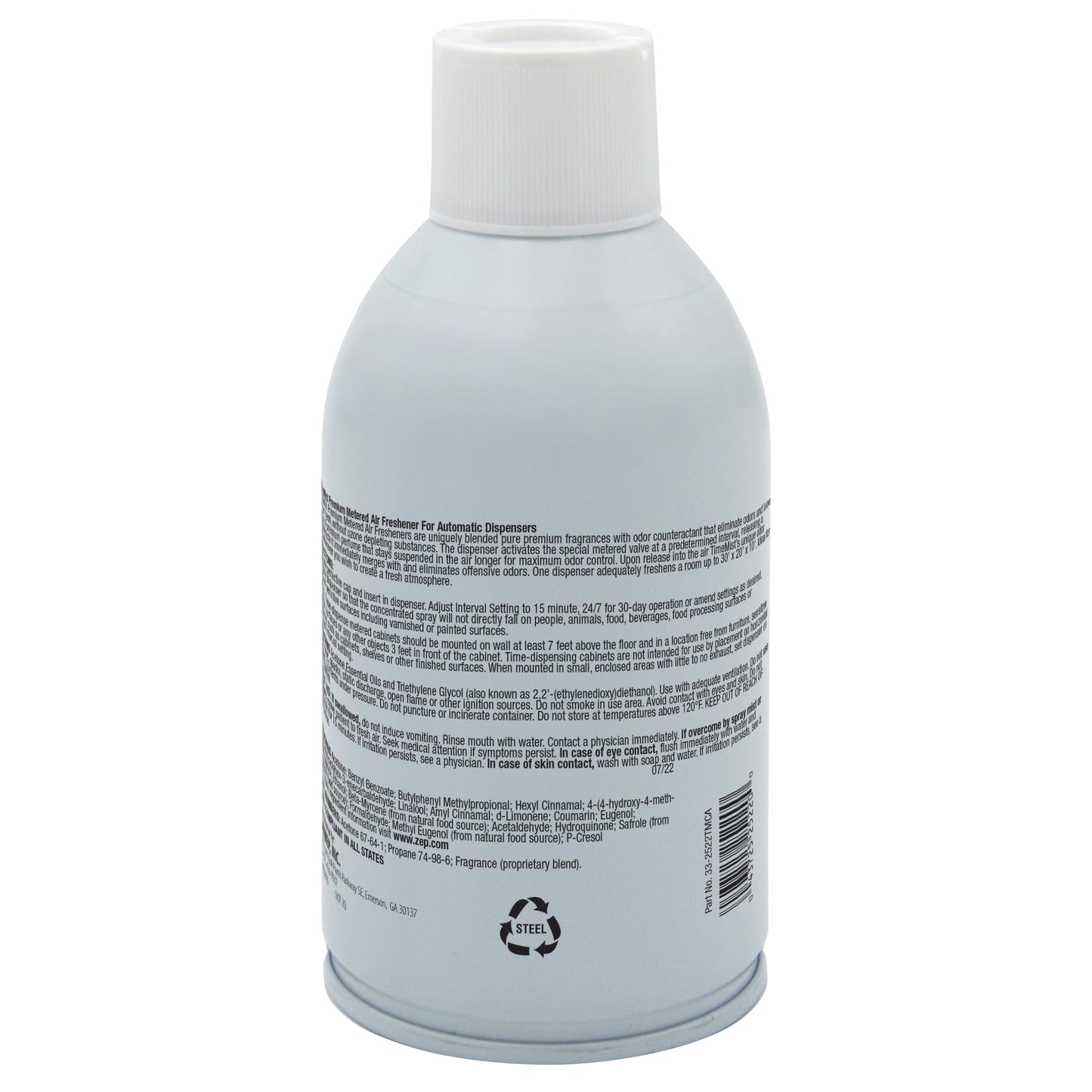 TimeMist Premium Metered Air Freshener Refills - Country Garden - 7.1 oz (Case of 12) - 1042786 - Lasts Up To 30 Days and Neutralizes Tough Unwanted