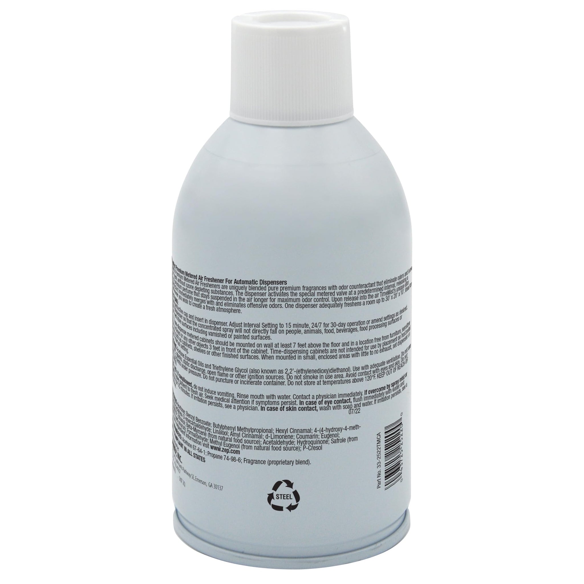 TimeMist Premium Metered Air Freshener Refills - Country Garden - 7.1 oz (Case of 12) - 1042786 - Lasts Up To 30 Days and Neutralizes Tough Unwanted