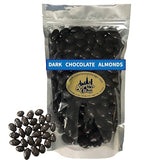Dark Chocolate Covered Almonds - Crunchy Almonds Drenched in Rich Dark Chocolate (2 pound bag)