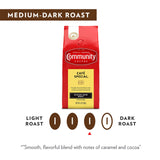 Community Coffee Cafe Special Ground Coffee, Medium Dark Roast, 64 Ounces (32 Ounce Bag-Pack of 2)