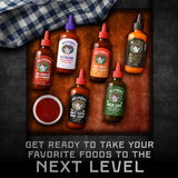 Melinda’s - A Taste of Melinda’s Collection - Craft Pepper Sauce and Condiment Gift Set - Includes Black Truffle, Thai Sweet Chili, Roasted Garlic