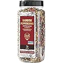 Soeos Rainbow Peppercorns, 8oz (Pack of 1), Non-GMO, Kosher, Packed to Keep Peppers Fresh, Peppercorn for Grinder Refill, Whole Peppercorns